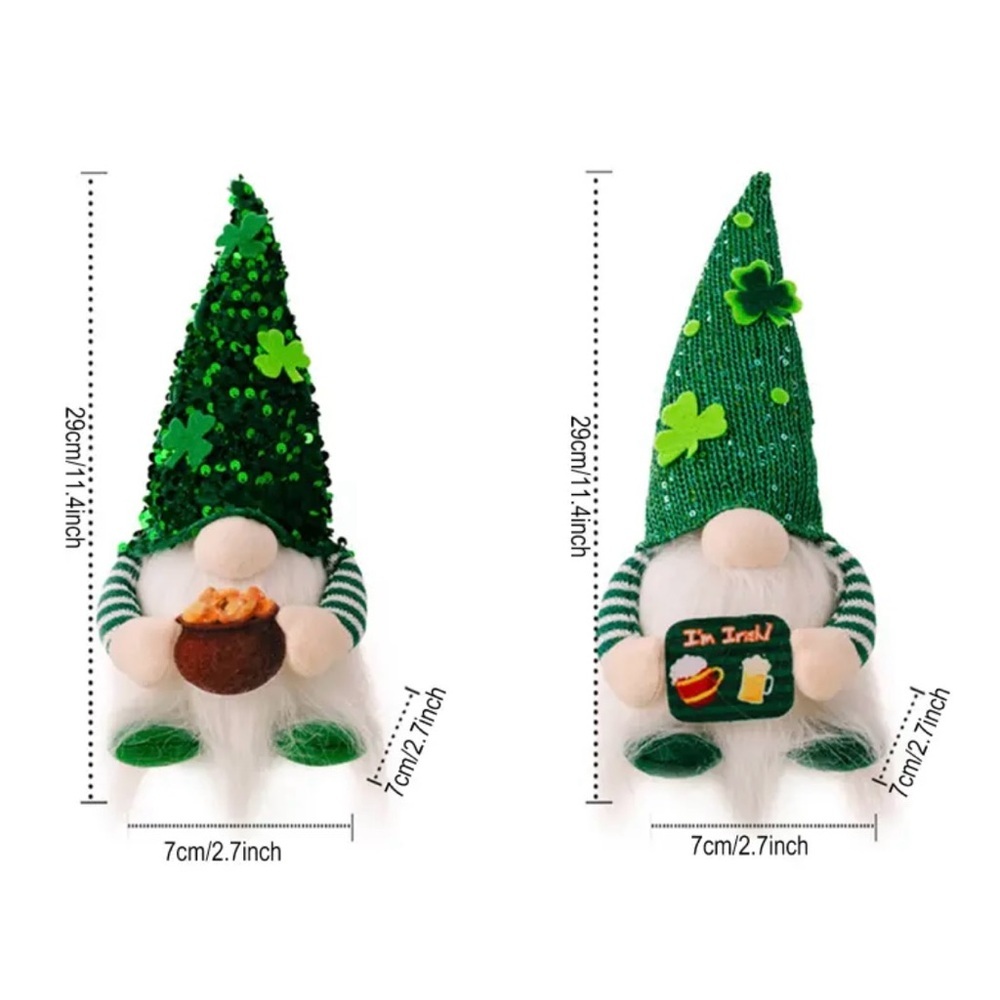 St. Patrick’s Day light-up gnome - Picture 2 of 3